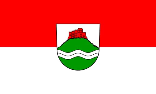 Drapeau Küssaberg grand format paysage 1.35m² pour mât de pavillon