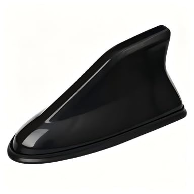Antena rekina do samochodu, nadaje się do Dacia Duster 2000-2026, do Duster III Full Hybrid 2024-2025, antena dachowa samochodu, wodoszczelna, pyłoszczelna, dekoracja sygnału radiowego (czarna)