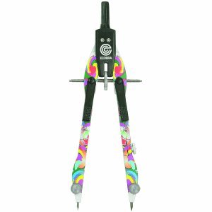 Ecobra 5 x Schnellverstell-Zirkel New Master Regenbogen