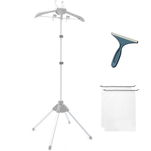 Gipobuy Perchas Para Plancha De Vapor, Soporte De Vapor Portátil Para Ropa, Soporte Para Ropa, Perchas Para Planchar Al Vapor, Plancha De Vapor, Soporte Para Ropa, Perchas, Color Gris