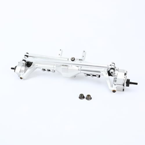 RCAWD Front Axle Assembly for Axial 1/10 Capra AXI03004B AXI03022B AXI03000 AXI03000B AXI03030 Upgrade Parts(Silver)