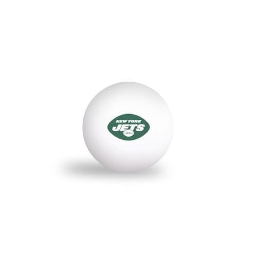 Balles de ping-pong New York Jets WinCraft - Lot de 6 pour tennis de table