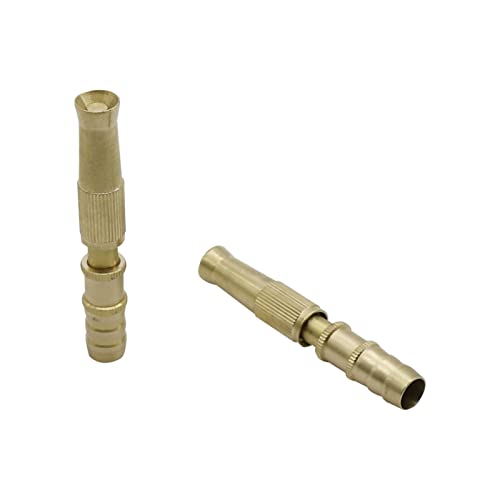 Pistola ad acqua in ottone con idropulitrice regolabile a spina per pulizia del cortile di autolavaggio Irrigazione del prato da giardino Pistola ad acqua ad alta pressione da 10 pezzi (Color : Green