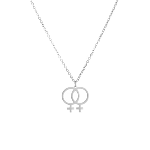ZIQIDONGLAI �t�F�~�j�Y�� ���B�[�i�X �l�b�N���X�A�����p�G���u�����y���_���g, 18*18mm, ����, �W�F���X�g�[���Ȃ�