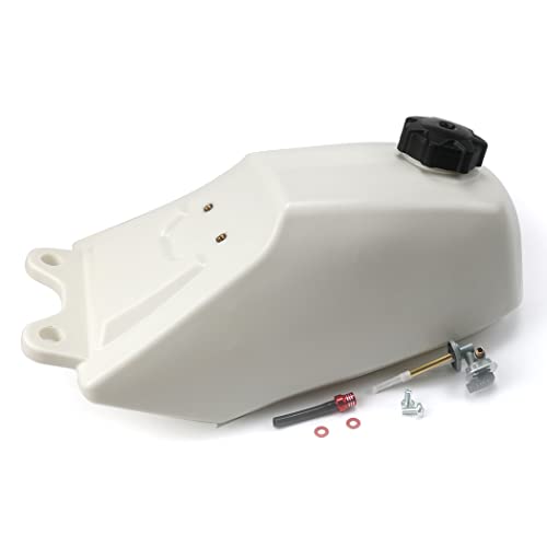 Réservoir de carburant Yamaha Big Wheel 200 BW200 blanc avec bouchon de gaz 1985-1986