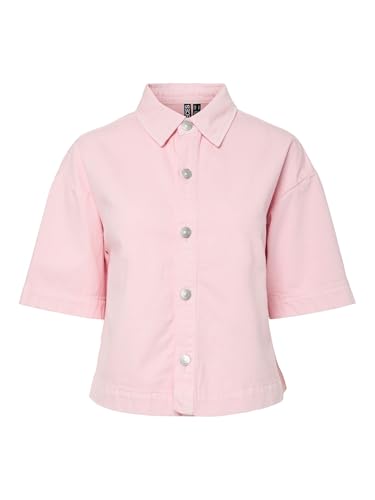 Débardeur en jean femme PIECES Shape avec coupe cintrée moderne