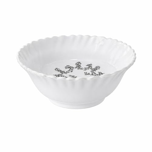 Image of Melvio By Malti 40 Pcs Dinner Set for Family Dining & Serving | Premium Melamine Crockery Set with Dinner Plates, Quarter Plates, Bowls, Serving Bowls, Rice Tray, Spoons & Lids | White Floral Design