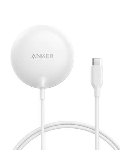 Anker Zolo Magnetisches kabelloses Ladepad, Qi2-zertifiziert, 15W, MagSafe-kompatibel, für iPhone 17/16/15/14/13 Serie, AirPods usw. (Nicht für Pixel, ohne Netzteil)