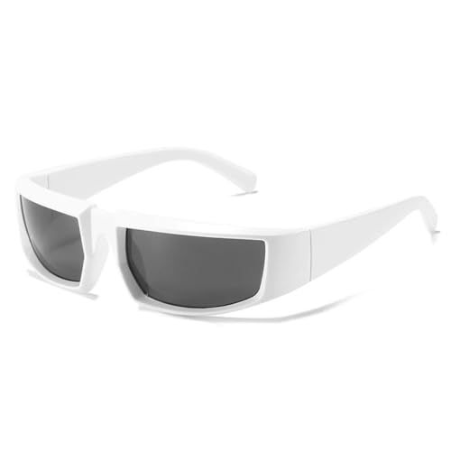 Lunettes de soleil rétro punk femmes verres miroir anti fatigue visuelle