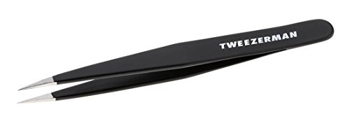 Tweezerman Stainless Steel Point Tweezer, Midnight Sky, 1 EA (1241-BLLT)