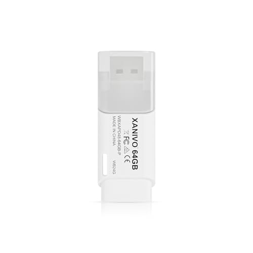 Xanivo USB 3.1 Flash Drive - High-Speed Data Transfer & Storage with 130MB/s Read Speed (64GB) 2 2158grMEP6L
