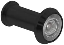 180 Viewing Angle Black Door Spyhole by Intersteel