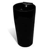 Installation flexible : le lavabo à colonne autoportant peut être facilement utilisé comme lavabo ou vasque ; qu'il s'agisse d'un loft moderne ou d'une caravane rustique - le style reste intact