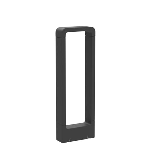 Shuniu LED Wegeleuchten Außen 7W, Gartenleuchte, 3000K Aussenleuchte Stehlampe, Pollerleuchte 48CM IP65, Standleuchte für Garten