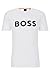 Produktbild BOSS Herren Thinking 1 T-Shirt aus Baumwoll-Jersey mit gummiertem Logo-Print Weiß XL
