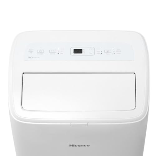 Image of Hisense 8,000 BTU DOE /SACC (10,000 ASHRAE) Portable Air Conditioner Dual Hose & Inverter, 350 Sq Ft, Wi-Fi, ConnectLife App Google & Alexa, 3 operating modes, Noise 42 dB HAP0825TWD (Renewed)