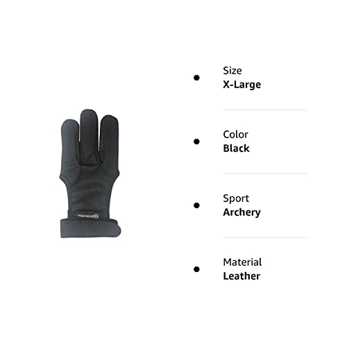 Archerymax Handmade Leather Three Finger Archery Gloves #TOP4