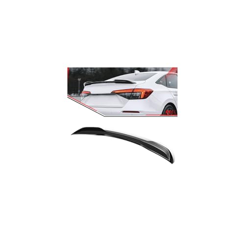 BINB ROAD Rear Trunk Spoiler Wing Spoilers for Cars Compatible with Honda 11th Gen Civic Sedan 2022 2023 2024 2025,Glossy Black