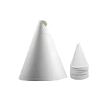 FALVFUN 100PCS Disposable Car Engine Oil Funnels, Paper Vehicle Fuel Dispenser for Motor Oil, No Spill Automotive Fluid Gas Change Cone Funnel Accessories, Universal for SUV, Sedan, Truck