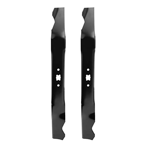 Cluparis 942-0741A 2 Pack Lawn Mower Mulching Blade 21 Inch Cutting Decks, Compatible with MTD/Cub Cadet/Troy-Bilt Replaces 742-04100, 742-0741, 742-0741A, 942-0741