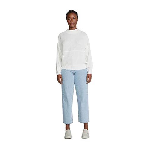 Calça Jeans Feminina Cintura Alta Reta