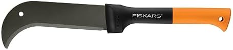 Fiskars 9" Brush Axe with Safety Sheath - Fixed Handle -Curved Blade Branch Chopping Axe - Yard and Garden Tools - Black/Orange - Thumbnail 2