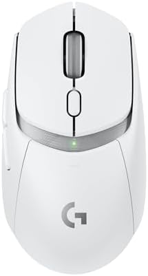 Logitech G G309 LIGHTSPEED kabellose Gaming-Maus | Leicht, LIGHTFORCE-Hybridschalter, HERO 25K-Sensor, >300h Akku (AA), 6 prog. Tasten, PC/Mac - Weiß