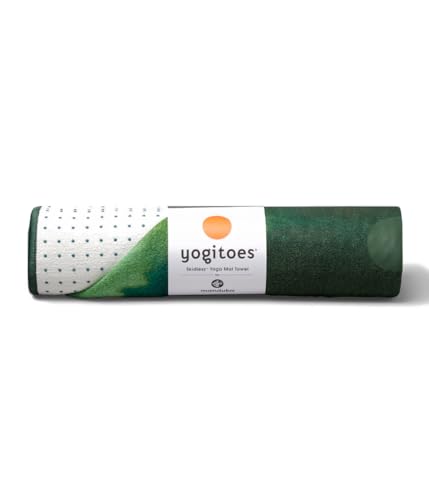 Manduka Yogitoes Hot Yoga Mat Towel - 71" | Moisture Activated Grip | Patented Silicone Nubs | Highly Absorbent, Durable & Easy Care | Made from Recycled Materials | 71 x 24 Inches | Retreat