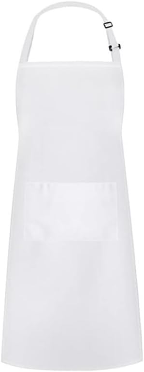 Kitchen Apron Adjustable Bib Chef Aprons with 2 Pockets Unisex Women Men Aprons Perfect for Home Kitchen, Baking, Gardening, Restaurant, Coffee house BBQ