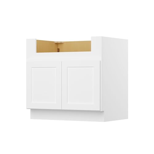 Furinno Shaker Farm Sink Bases Kitchen Cabinet, Ready to Assemble,