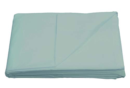 Sleepdown 200 Thread Count 100% Cotton Flat Sheet, King - Duck Egg