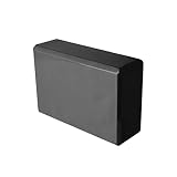 IENNSA Yoga Brique Eva Yoga Block Coloré Mousse Bloc Bolster Yoga Exercice D'ENTRAÎNEMENT D'ENTRAÎNEMENT EQUIPEMENT EQUIPEMENT Coussin Yoga (Color : 1 Pc Black)