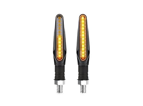 Clignotants LED pour moto momt ambre universels lampe signalisation 12V