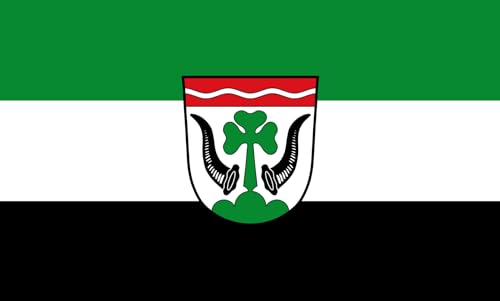 Drapeau Large Stötten a.Auerberg pour mât horizontal sans effilochage - 2
