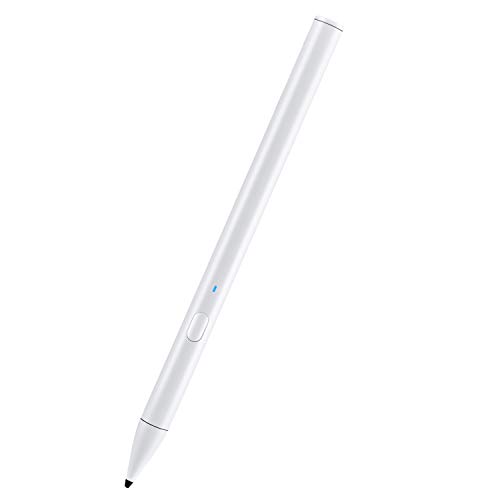 E EGOWAY Stylus Pen Compatible with iPad Pro 2018 11, 12.9 inch, iPad Air Mini 2019 and Other iPads Releases in 2018 and Later (White)