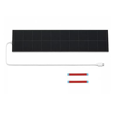 5V 5.5W Solar Panel (1pcs) Charger for Motorized Blinds & Smart Shades, High-Efficiency Cells, USB-A to USB-C Cable, Eco-Friendly Power for Custom Window Treatments - Fits Our Shop Models Only