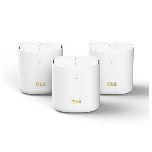 DBIT AX1800 WiFi 6 Mesh System - Covers 6500 sq ft and 150+ Devices, 3-Pack