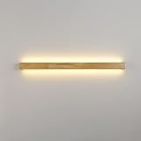 Moderne Wandleuchten für den Innenbereich, lineare Wandleuchten aus Holz, ideal für Wohnzimmer, Schlafzimmer, Nachttisch, Flur, Treppen oder Deckenleuchter.