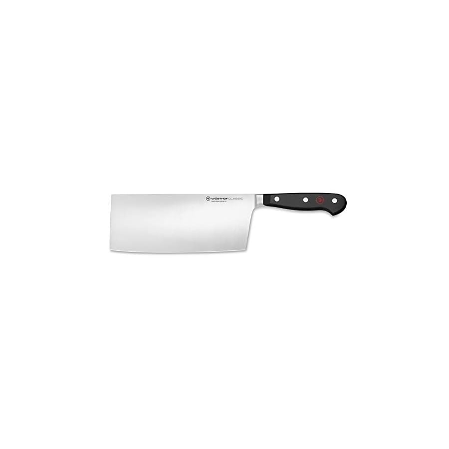 Wüsthof Classic 7" Asian Chef's Knife, Black
