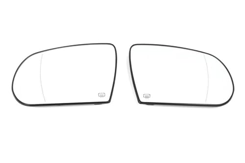 Espejo Retrovisor Placa Calefactora Cristal para Espejo Lateral Coche para Jeep Compass MP 2017-2022 Calefactable Retrovisor,C-1 pair