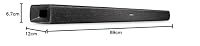 Denon DHT-S217 2.1 Soundbar mit Dolby Atmos, integrierten Subwoofer, Bluetooth, 4K UHD, und HDMI ARC, Schwarz – Ansicht 9