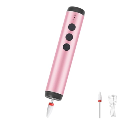 Machine de manucure légère 2 en 1 - Systèmes de meulage des ongles - Corps en alliage d'aluminium - Performance silencieuse - Pour un usage quotidien - Polisseuse à ongles