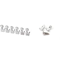 Product 1: FOR YOU: Strat/Tele Tuning Machines Set Product 1: BEST MATERIALS: Chrome-plated steel - Ratio 14: 1 - dual-pin mounting Product 1: YOUR USE: On American-Professional, -Standard -American Series guitars Product 1: PLAY THE LEGEND: Fender -...