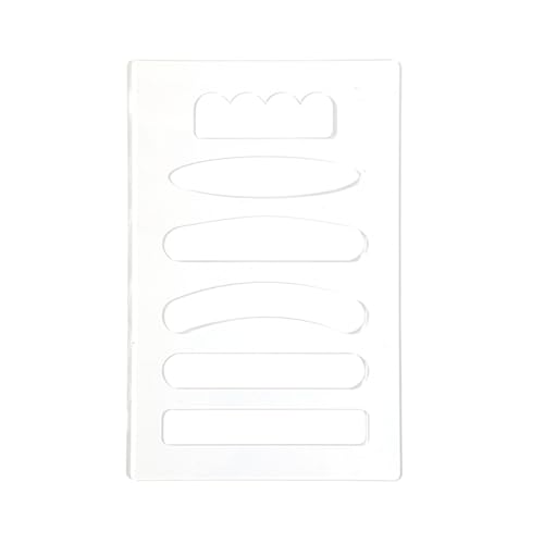 FINLALO - Matrices de défonceuse, modèle de toupie pour le travail du bois, 6 en 1 en acrylique, modèle de poignée de planche de charcuterie pour cuisine, travail du bois