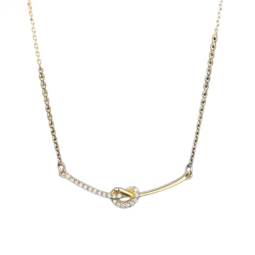 Collier noeud femme argent 925 le cadeau d'anniversaire idéal