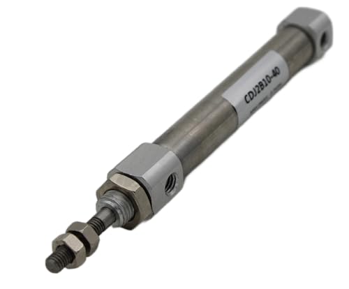 Pneumatikzylinder Doppeltwirkend CDJ2B10-40 Ø 10mm, Hub 40mm (Ø10mm CDCJ2B10, Hub: 40mm)