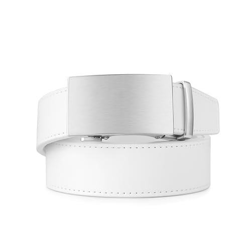 Image of MILORDE Men's Leather Ratchet Belt - 35mm - Customizable Fit