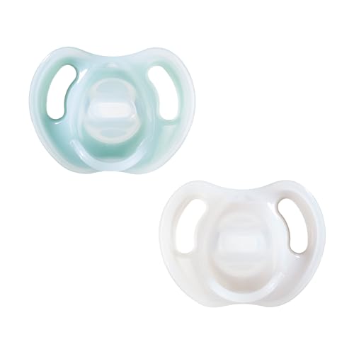Sucettes - TOMMEE TIPPEE - Ultra-légeres - 0-6 mois - Lot de 2 sucettes monobloc sans BPA