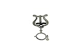 1 soporte GEWA 730440 - Atril marcha clarinete en sib pequeño, 1 soporte, niquelado