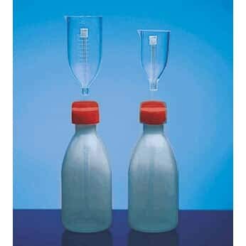 Dynalon Adjustable-Volume Dispenser Bottle, LDPE/PMP, 500mL; 10/CS